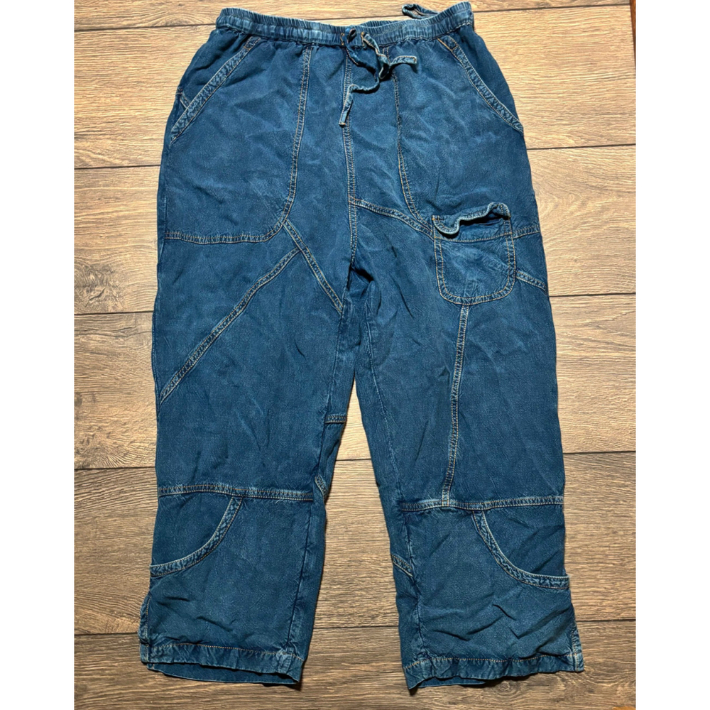 Sacred Threads Patchwork Pants Flowy Boho Hippie … - image 5